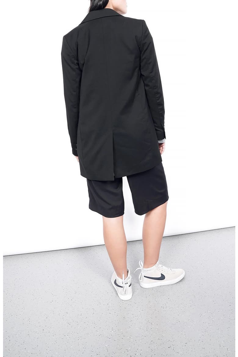 The Empower Double Breasted Blazer, Alternate, color, BLACK