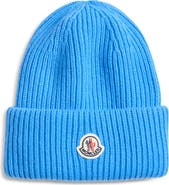 Moncler Wool & Cashmere Ribbed Beanie