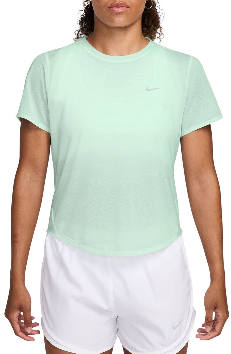 Nike Swift Breathe Dri-FIT Running Top, Main, color, Barely Green/ Photon Dust