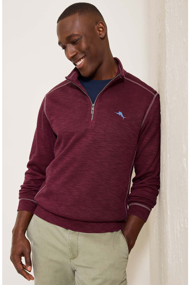 Tobago Bay Half Zip Pullover, Alternate, color, AGED CLARE