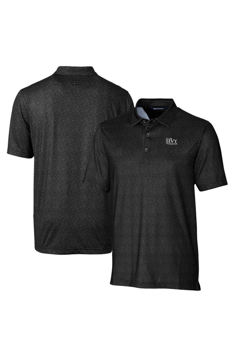 Cutter & Buck Men's Cutter & Buck  Black Ivy League DryTec Pike Micro Floral Print Stretch Polo, Alternate, color, 