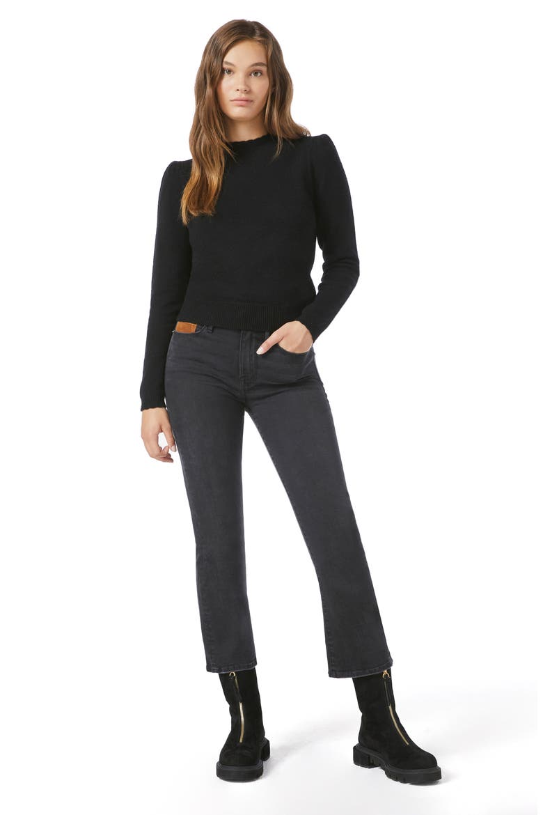 Madeline Cashmere Blend Sweater, Alternate, color, NOIR