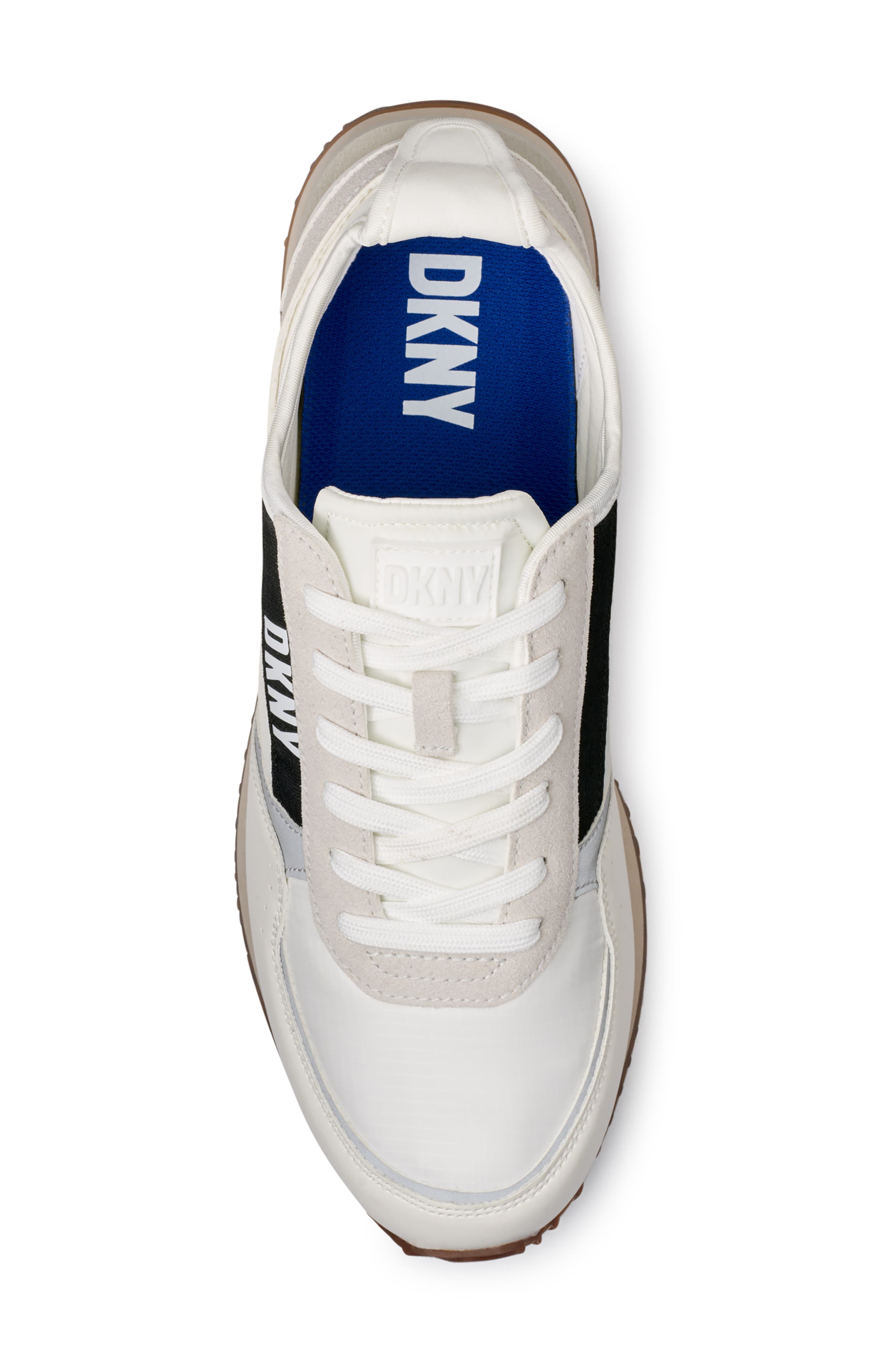DKNY Mixed Media Runner Sneaker, Alternate, color, 
