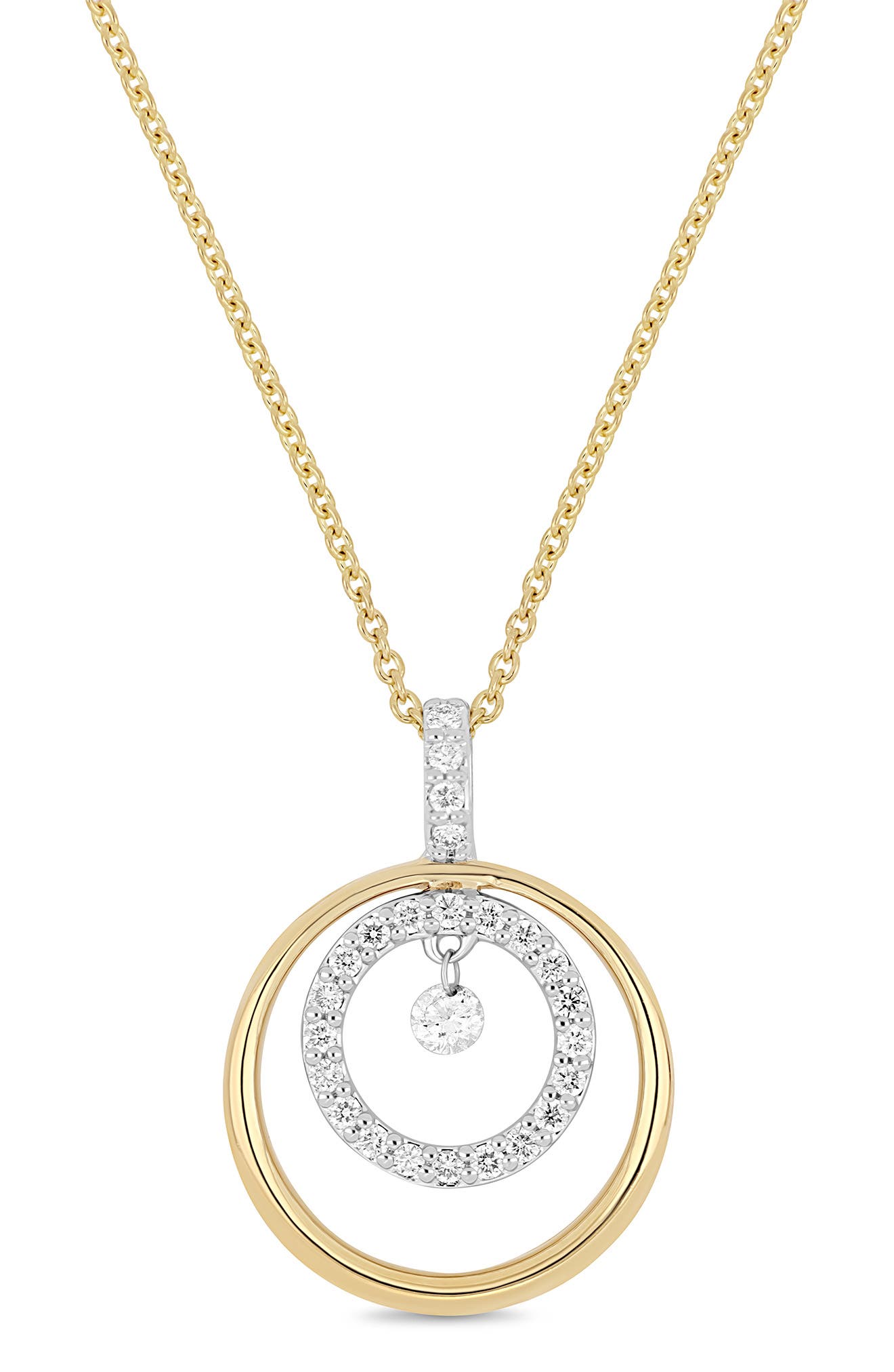 Liora 18k Gold Diamond Pendant Necklace