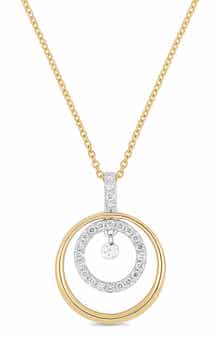 Liora 18k Gold Diamond Pendant Necklace