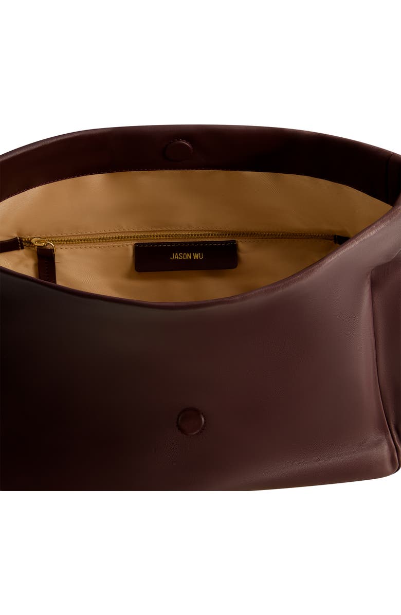 JASON WU Elegant Fold-Over Clutch, Alternate, color, Grape Elfi