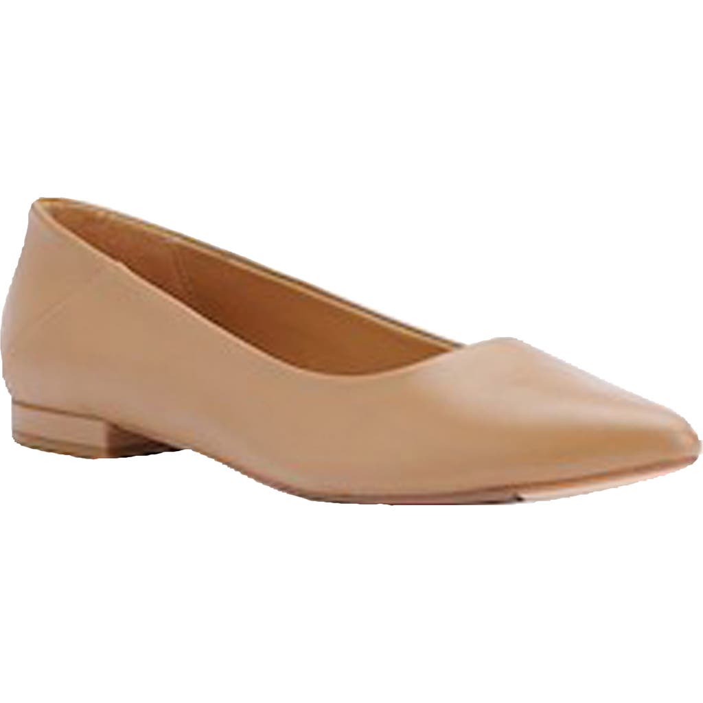 Nisolo Fina Pointed Toe Flat in Almond  product