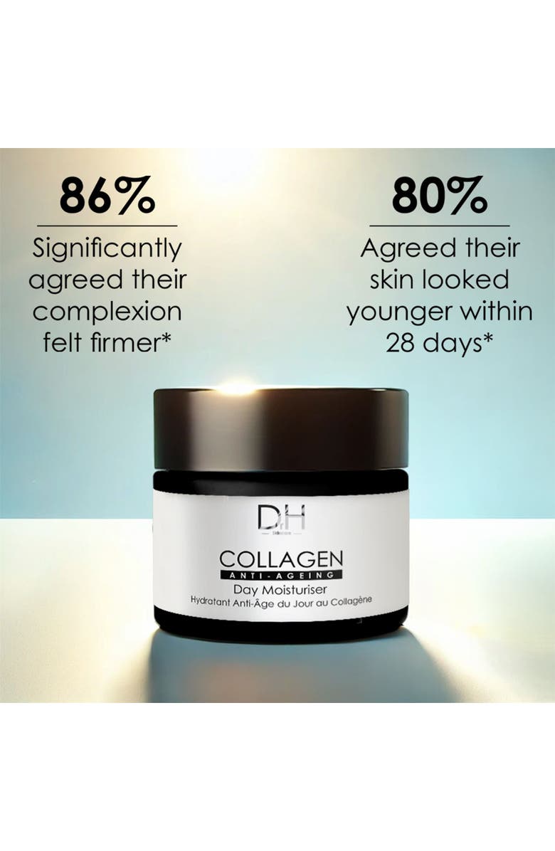 Dr H Collagen Anti-Ageing Day Moisturiser for Youthful & Hydrated Skin 60ml, Alternate, color, White