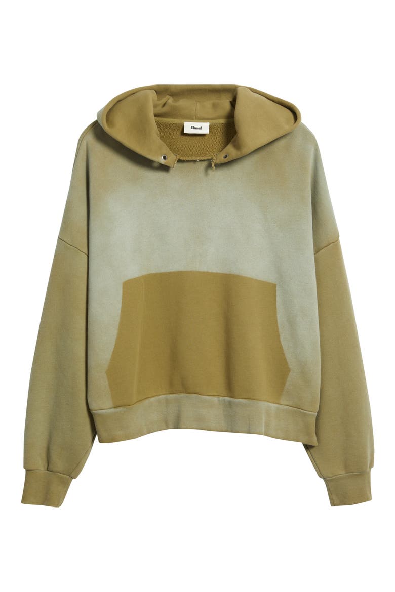 Oversize Cut Throat Hoodie, Alternate, color, OLIVE
