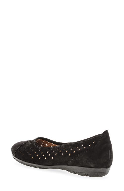 Gabor 44.169 Ballet Flat In Black