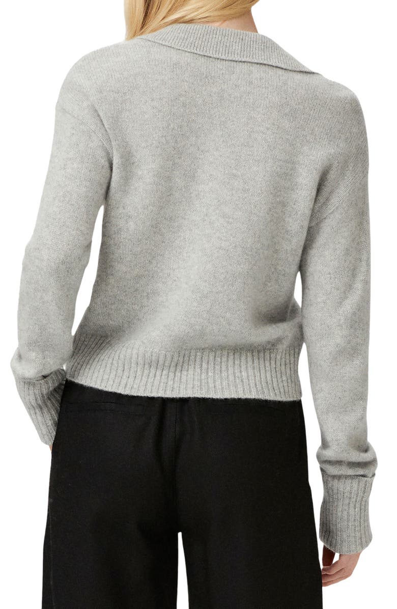 PAIGE Maxie Johnny Collar Cashmere Sweater, Alternate, color, 