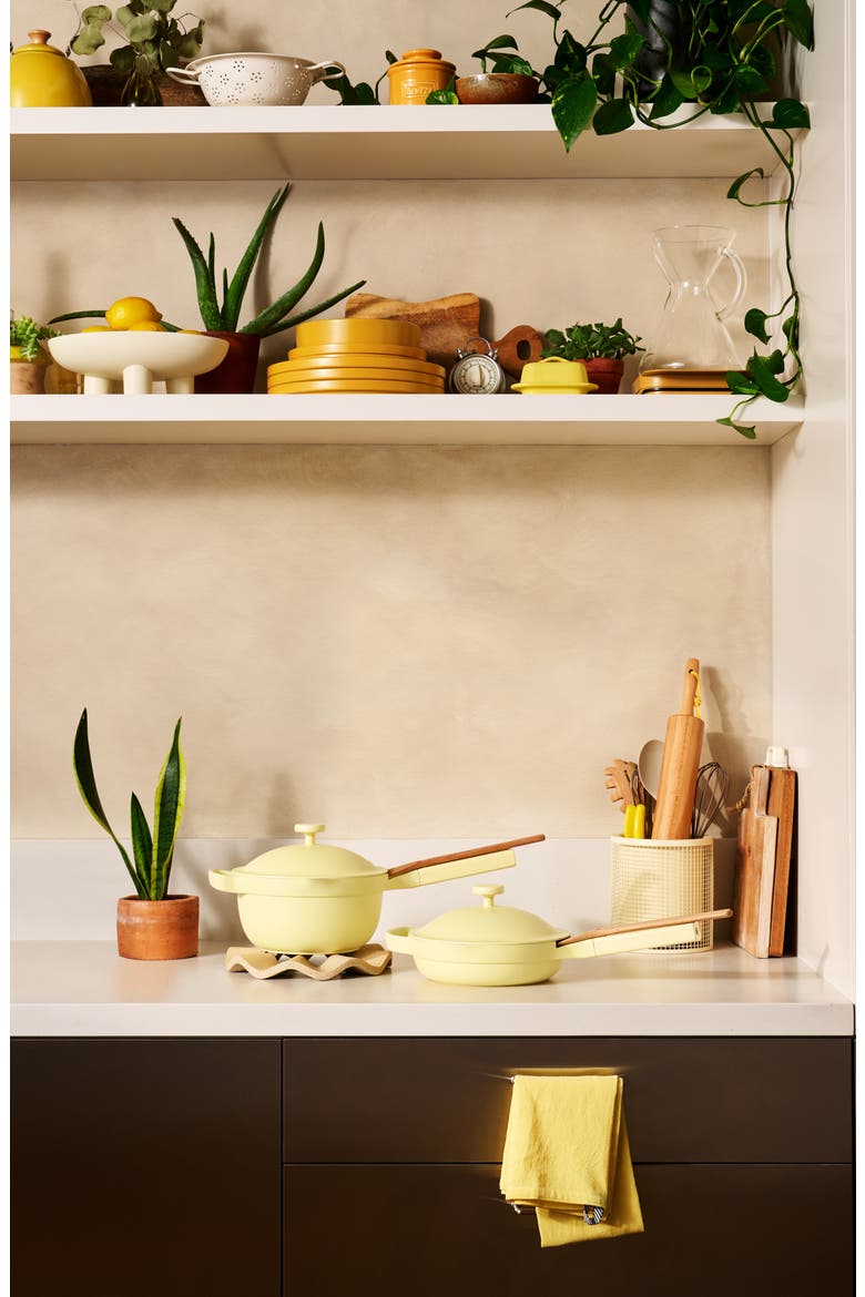 x Molly Baz Mini Cookware Duo, Alternate, color, BUTTER YELLOW
