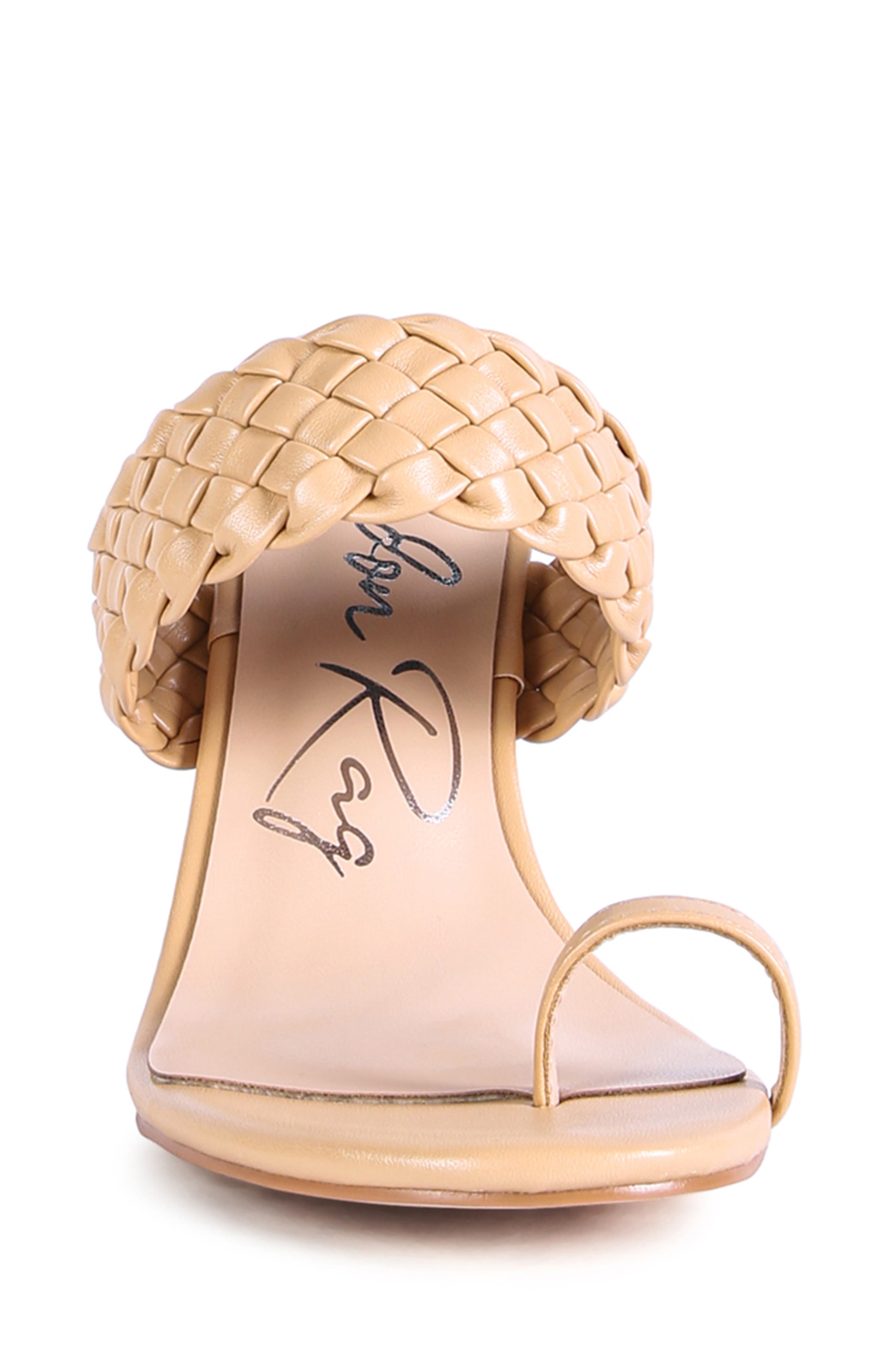 LONDON RAG High Perks Weave Sandal, Alternate, color, 