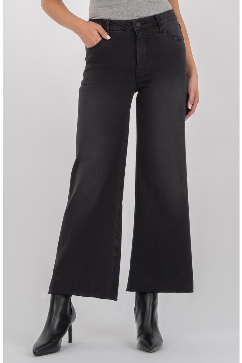 Meg Raw Hem High Waist Ankle Wide Leg Jeans, Main, color, EXPERIENCES