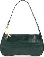 JW PEI Eva Croc Embossed Faux Leather Convertible Shoulder Bag