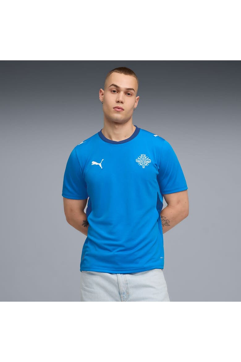 Men's Puma Royal Iceland National Team 2026 Home Replica Jersey, Main, color, Royal
