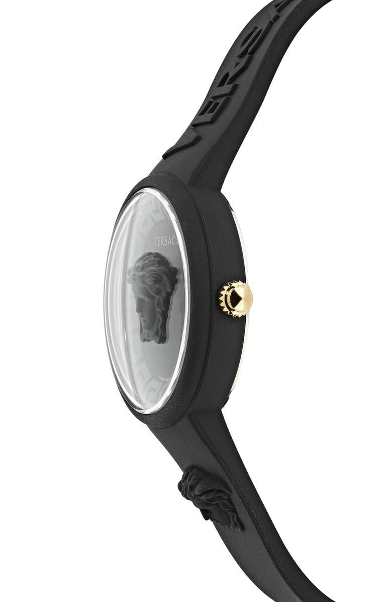 Versace Medusa Pop Silicone Watch, 39mm, Alternate, color,