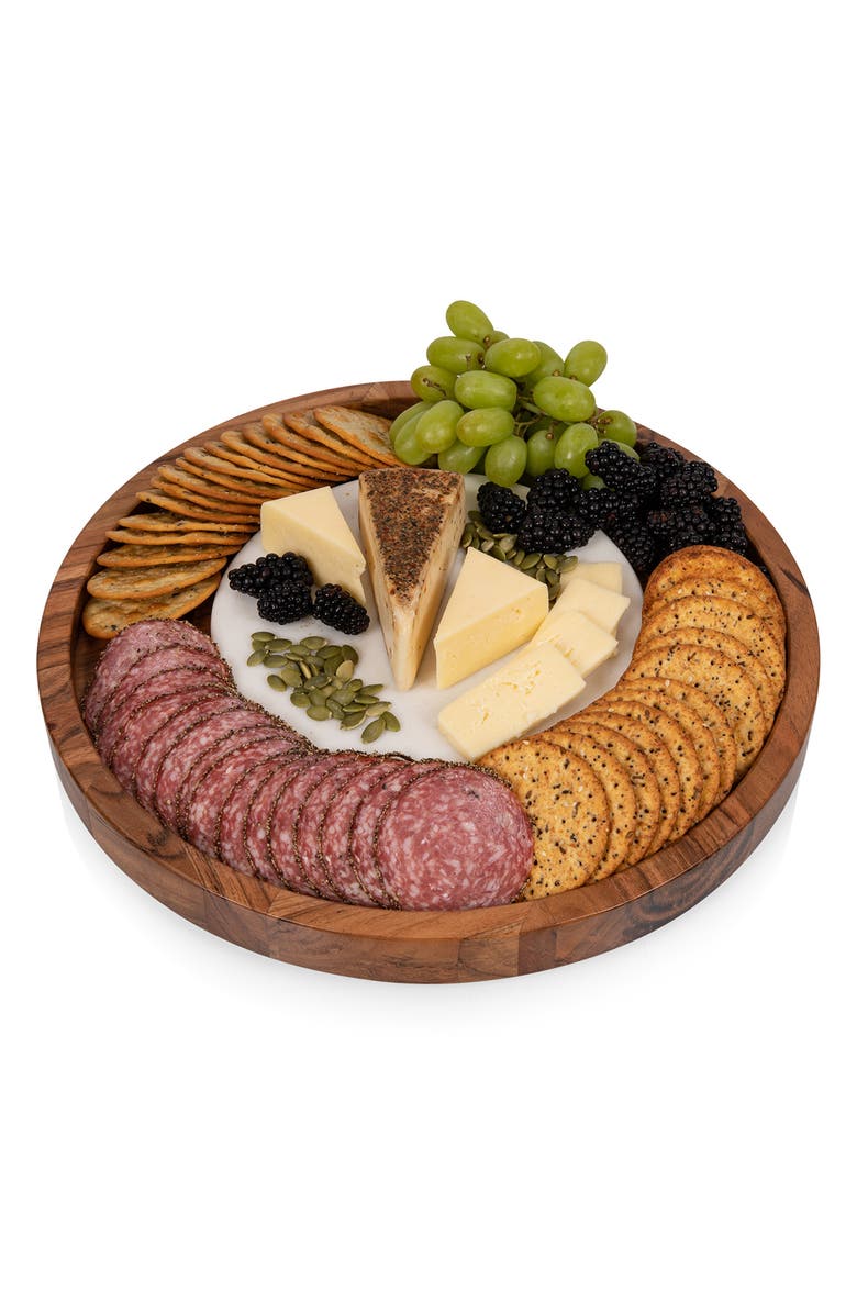 Picnic Time Isla Serving Platter, Alternate, color, Brown