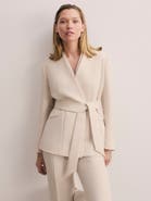 The Fold Selsey Doppio Crepe Blazer