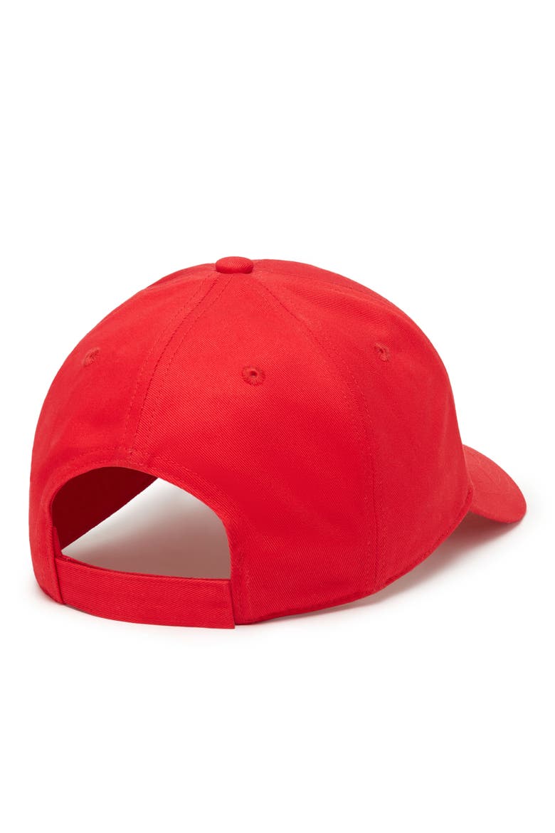 Baseball Cap Hexagon Adjustable Strap Unisex, Alternate, color, red