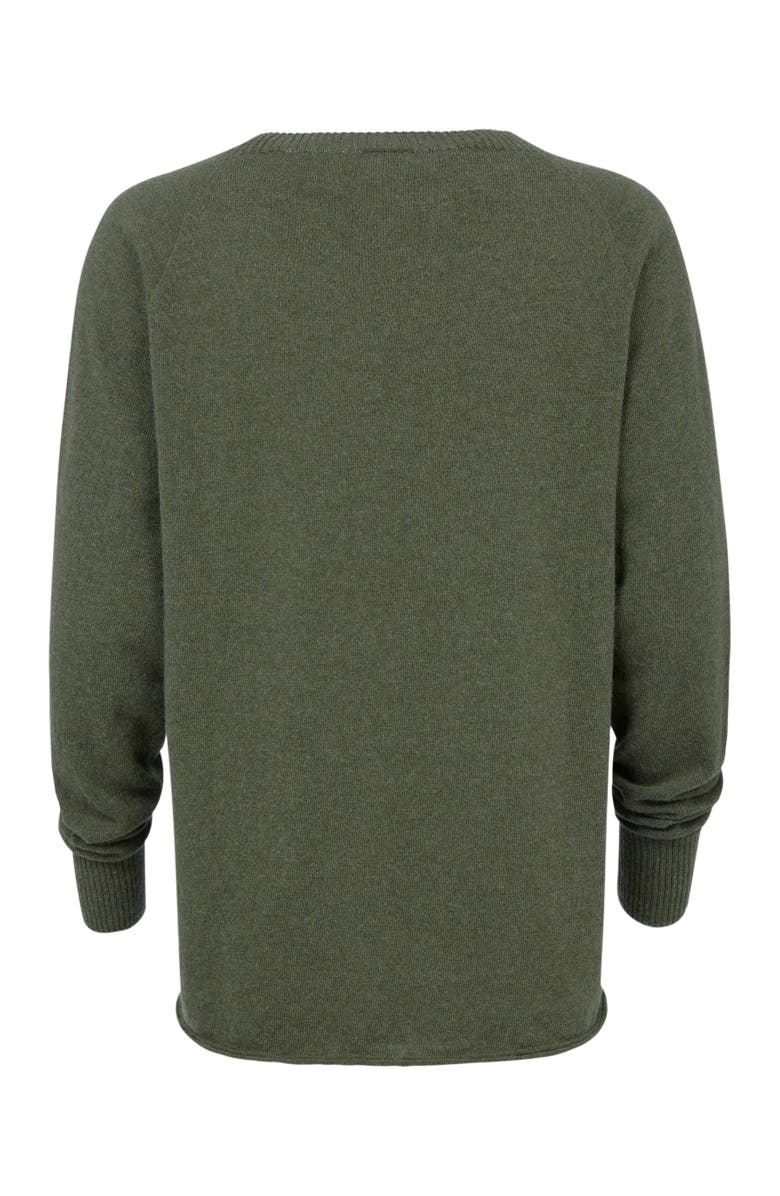 Celtic & Co. Geelong Slouch Crew Sweater, Alternate, color, Olive
