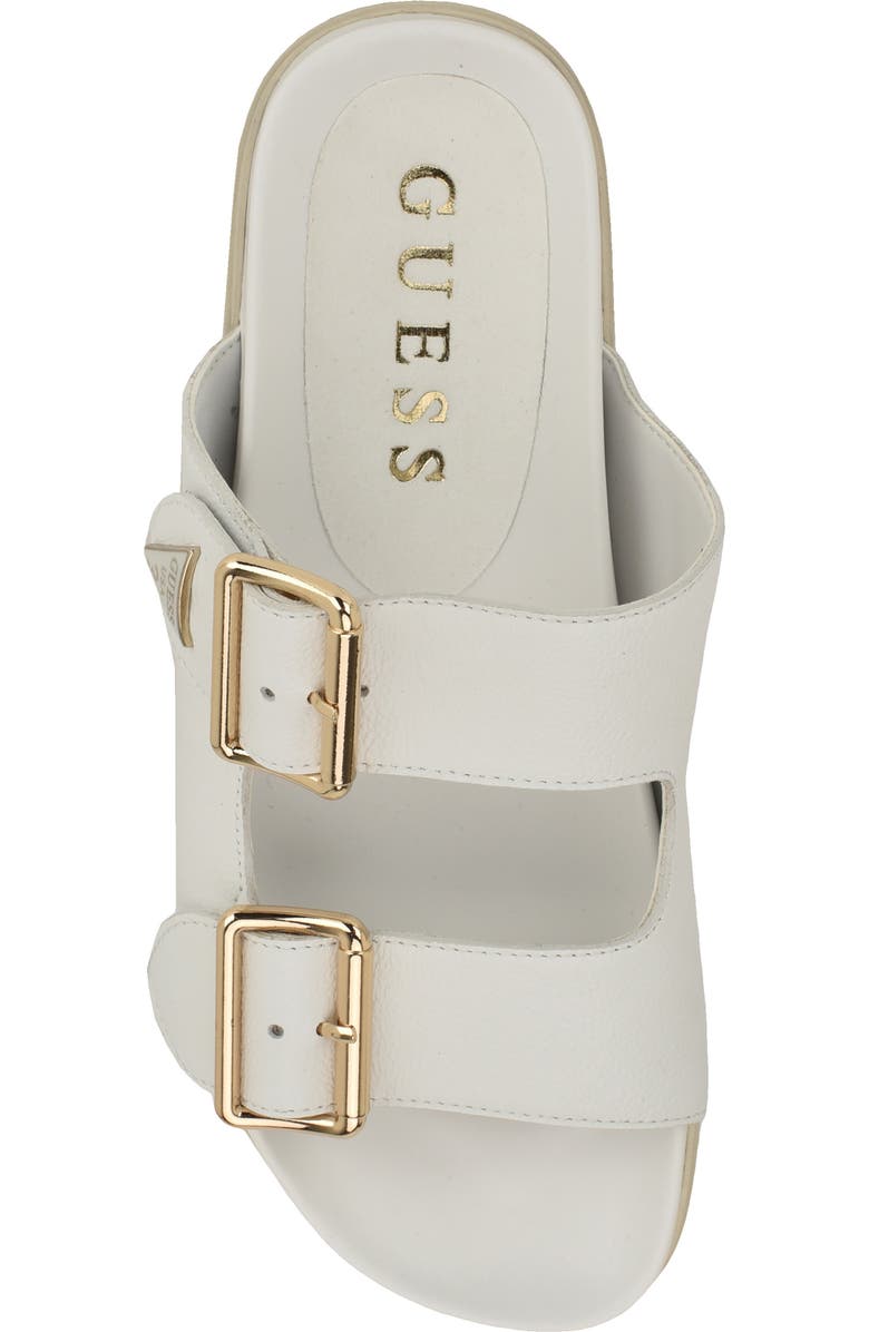 GUESS Fasten Sandal, Alternate, color, Bianco