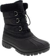 Chooka Cold Weather Faux Shearling Lined Snow Boot