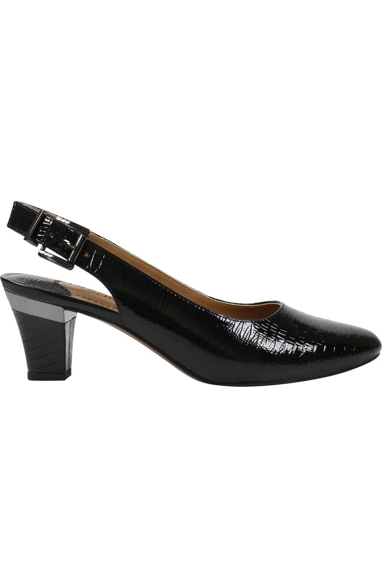 J. Reneé Malree Slingback Pump, Alternate, color, Black