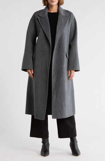 Theory Wool Blend Robe Coat