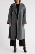 Theory Wool Blend Robe Coat