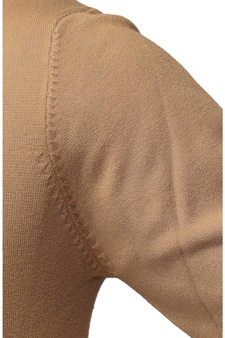 Core Mock Neck Knit Sweater, Alternate, color, BRITISH KHAKI