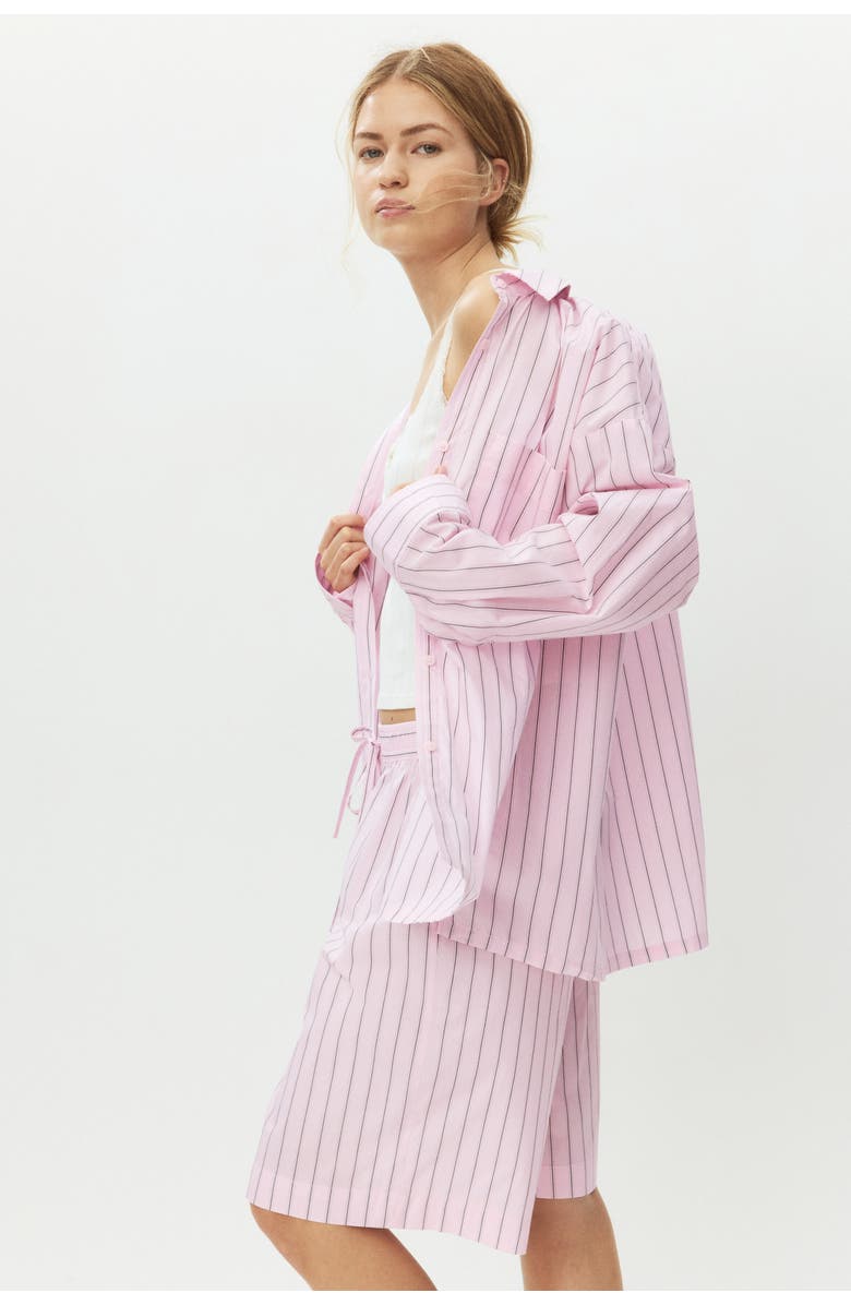 H&M Cotton Pyjamas, Alternate, color, Light Pink/Striped