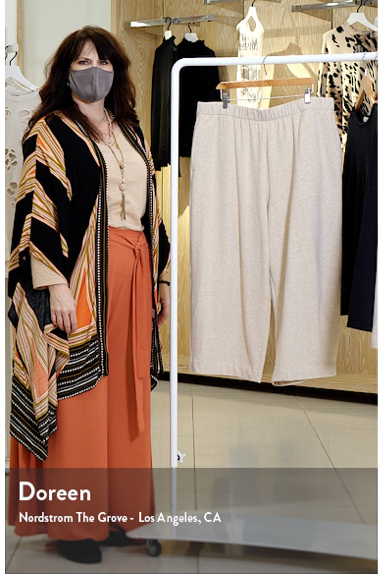 Crop Pull-On Cotton Blend Pants video