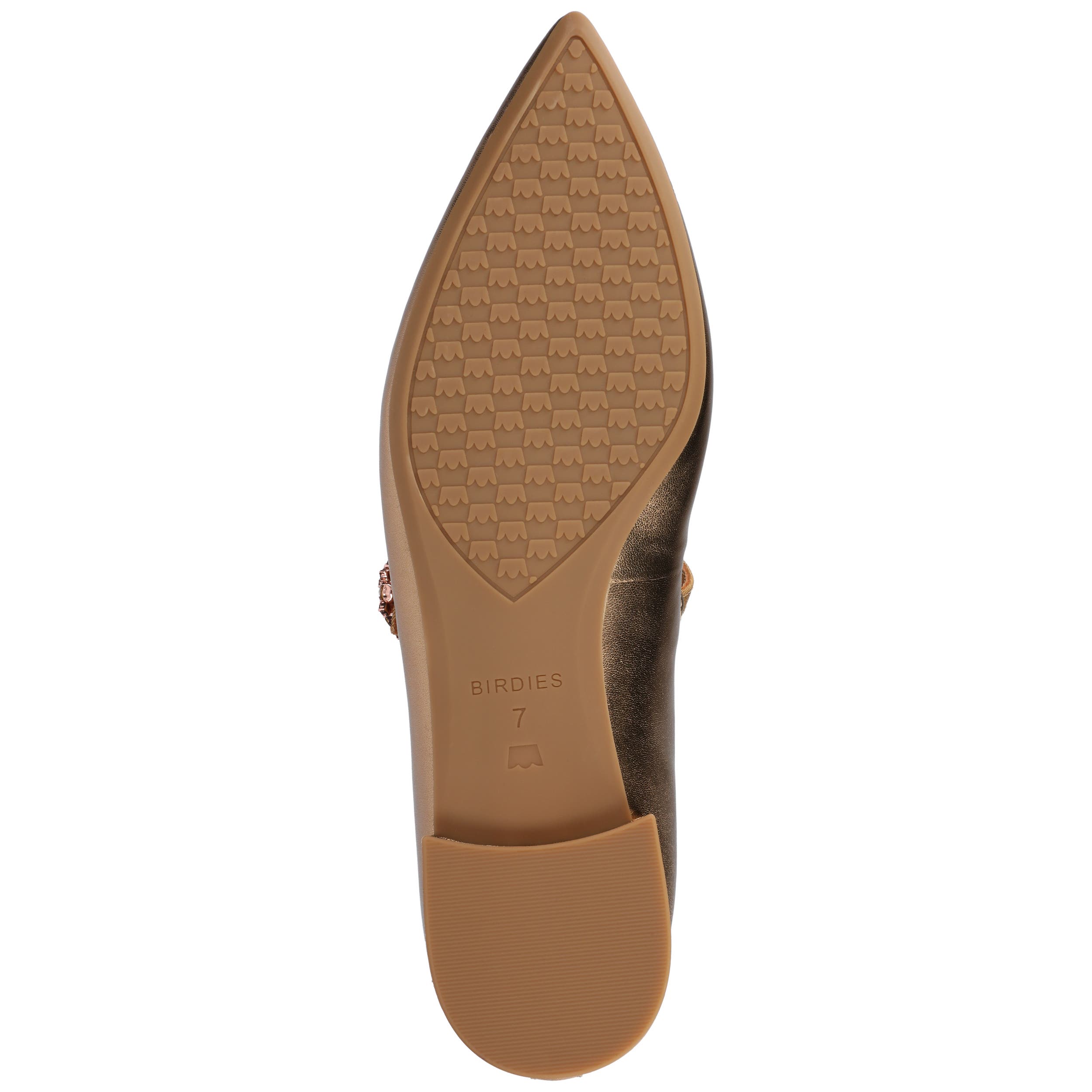 Birdies The Goldfinch 15 Mary Jane, Alternate, color, Vintage Gold