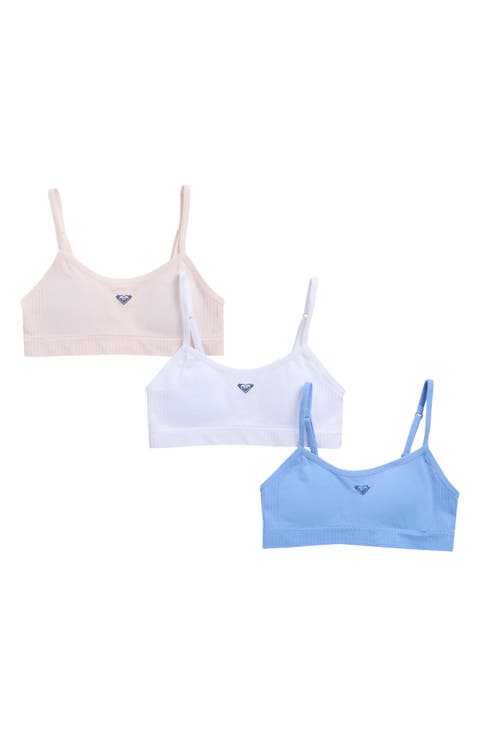 Kids' 3-Pack Assorted Bralettes