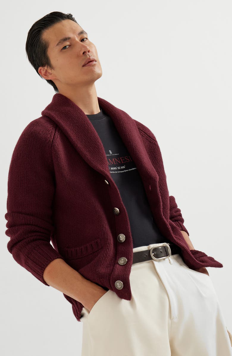 Brunello Cucinelli T-shirt with print, Alternate, color, Black