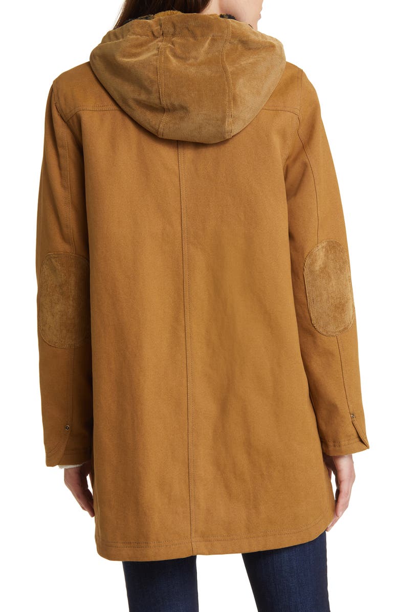 Pendleton Maria Corduroy Trim Canvas Parka, Alternate, color,