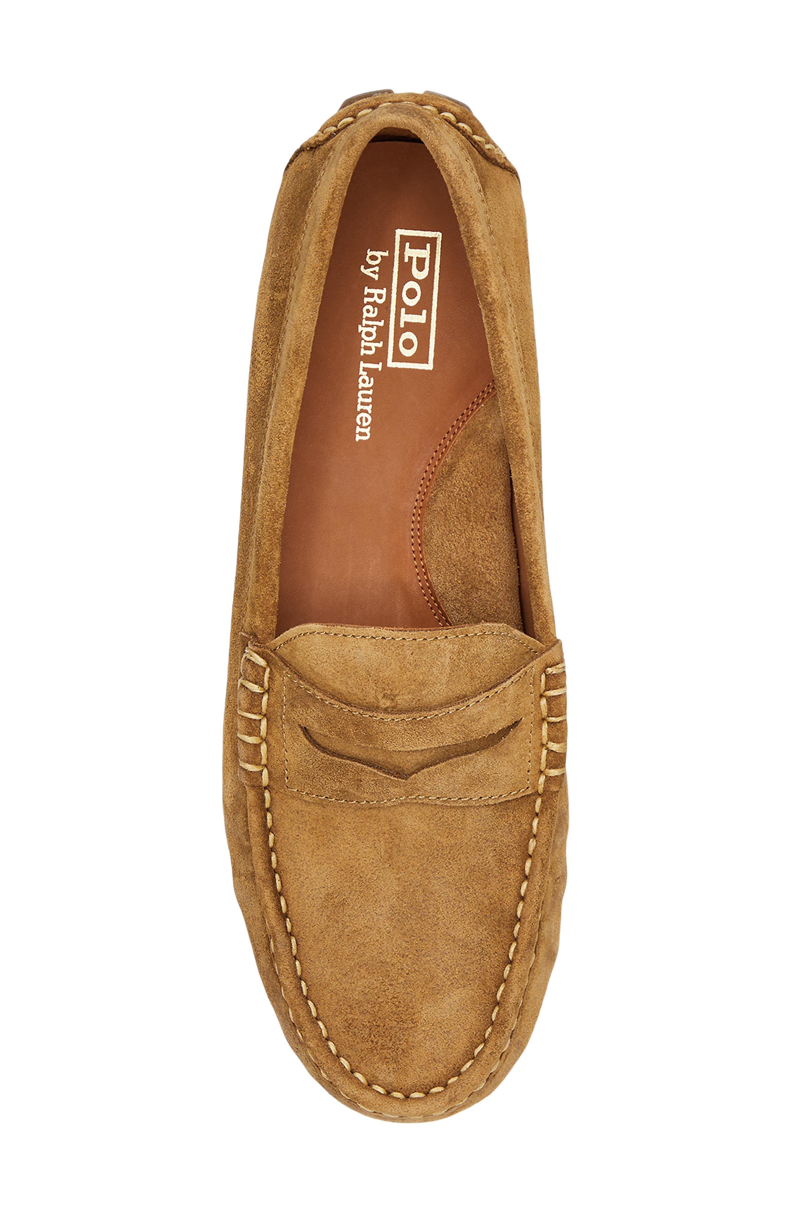 Anders Penny Leather Driver, Alternate, color, DESERT TAN