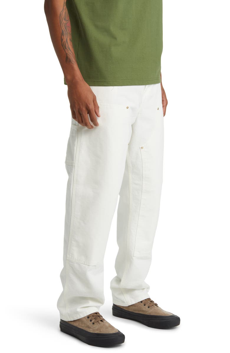 Carhartt Work In Progress Double Knee Pants, Alternate, color, Wax Stone Washed