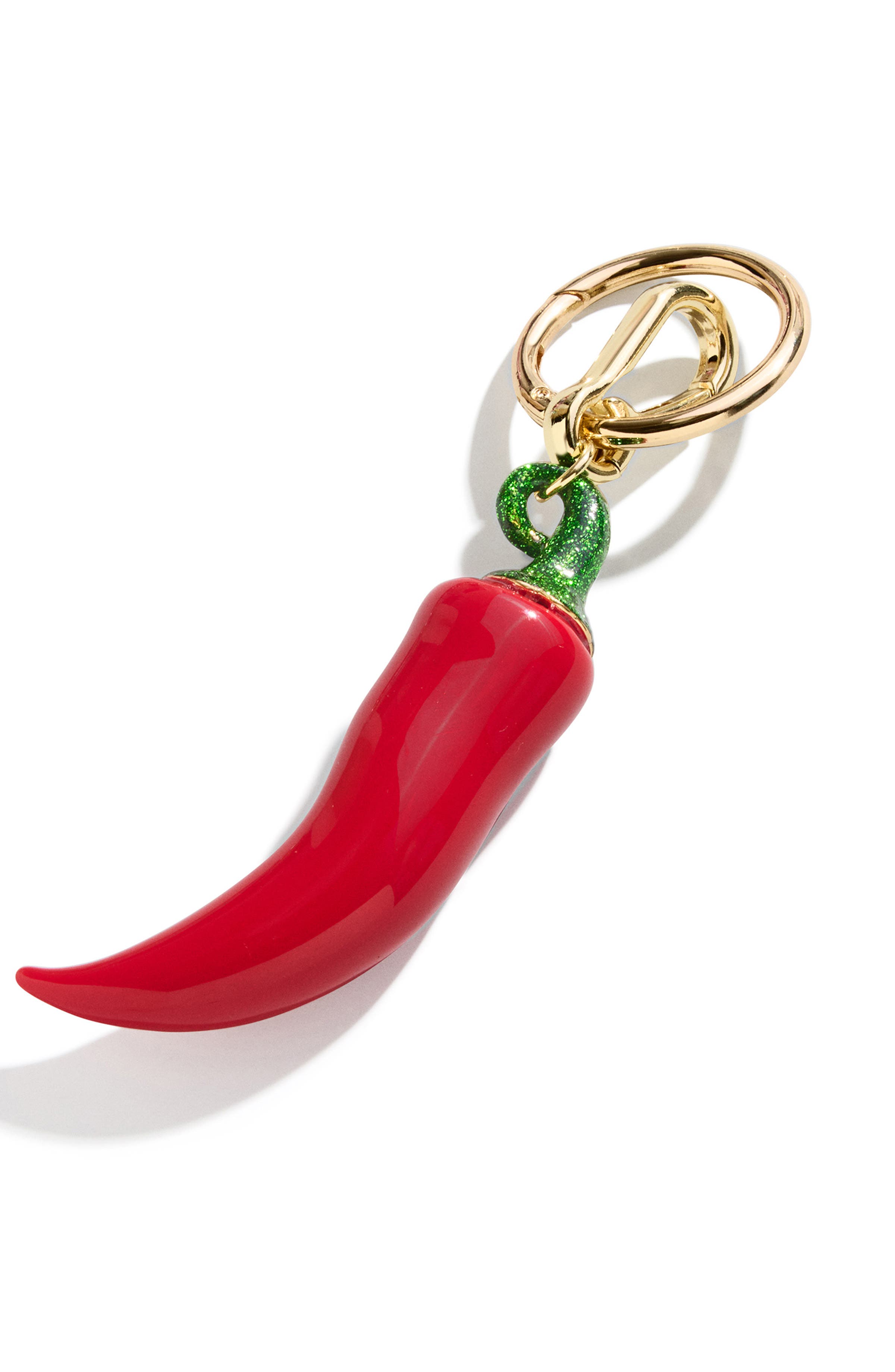 BaubleBar Bring the Heat Bag Charm, Alternate, color, Red