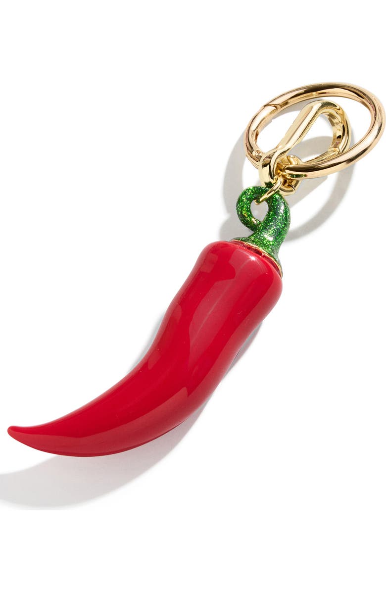 BaubleBar Bring the Heat Bag Charm, Alternate, color, Red