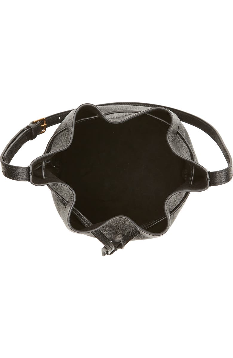 Mansur Gavriel Champagne Leather Bucket Bag, Alternate, color,