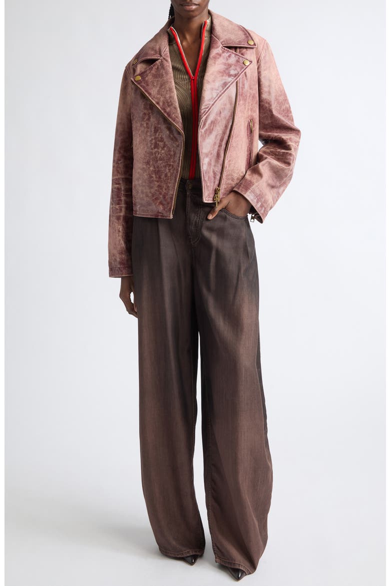 1987 D-Khelz-B-S Wide Barrel Leg Pants, Alternate, color, BLACK/ DENIM