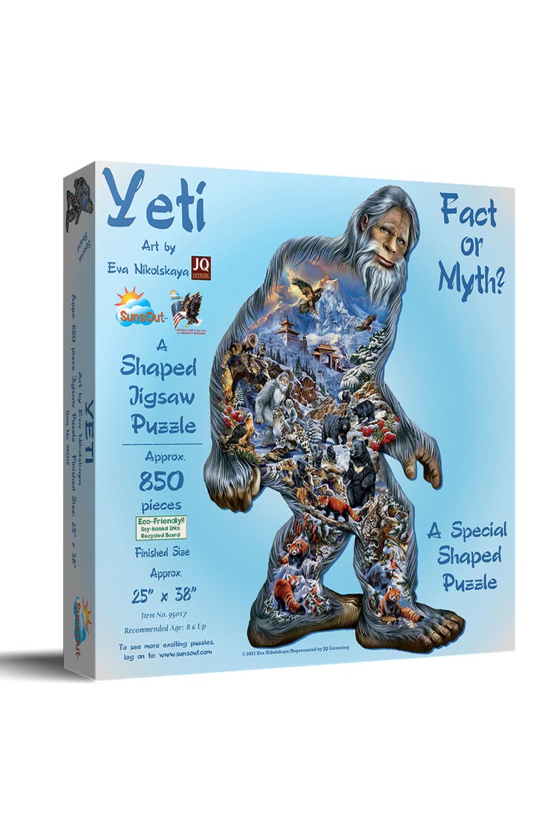Yeti 850 piece Jigsaw Puzzle for Adults Special Shape, Main, color, Multicolor