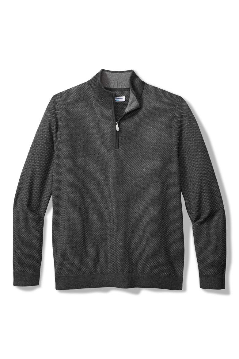Coolside Legend IslandZone® Quarter Zip Sweater, Main, color, GREY MIST