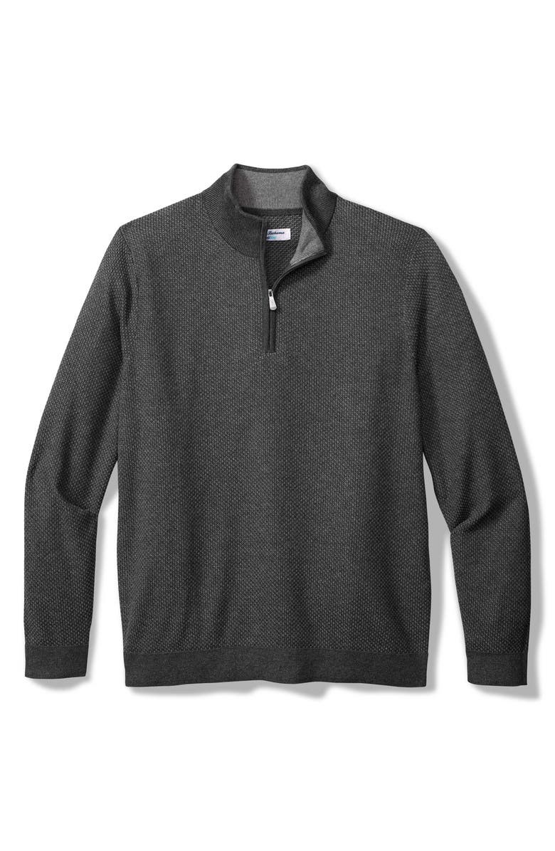 Tommy Bahama Coolside Legend IslandZone<sup>®</sup> Quarter Zip Sweater, Main, color, 
