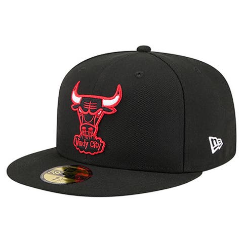 Men
s New Era  Black Chicago Bulls Core Logo 59FIFTY Fitted Hat