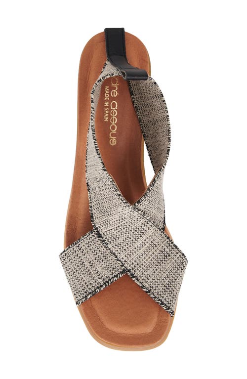 Andre Assous André Assous Naira Featherweights™ Sandal In Black/beige