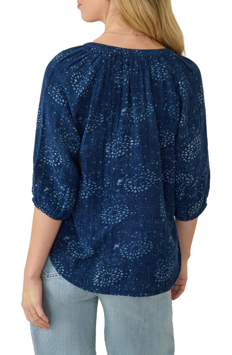 Faherty Seacliff Print Organic Cotton Top, Alternate, color, 