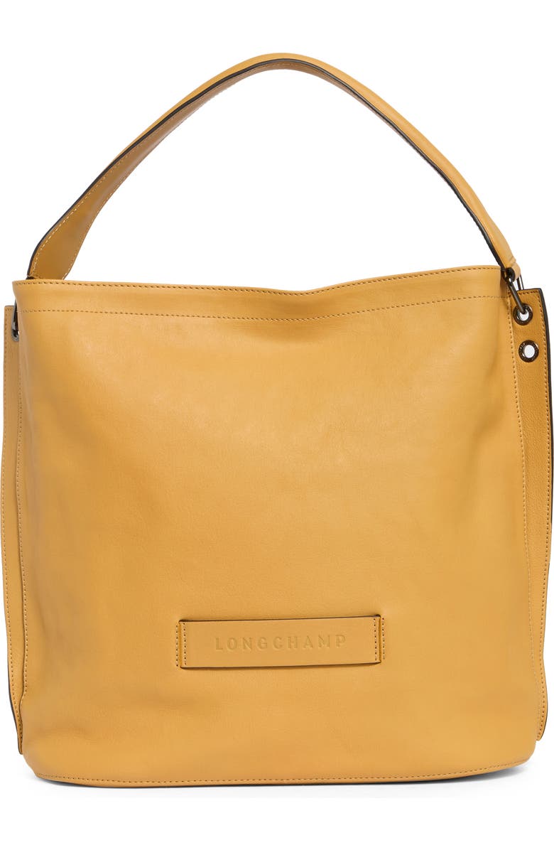 Longchamp Zip Hobo Bag, Alternate, color, Fawn